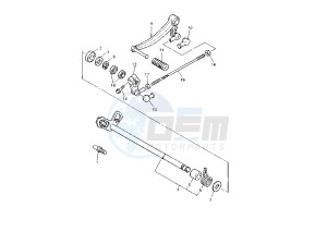 XJR 1200 drawing SHIFT SHAFT