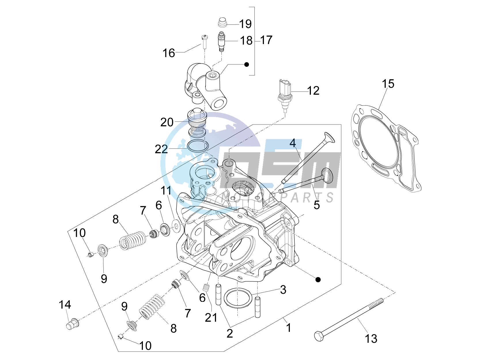 Cilinder head unit - Valve