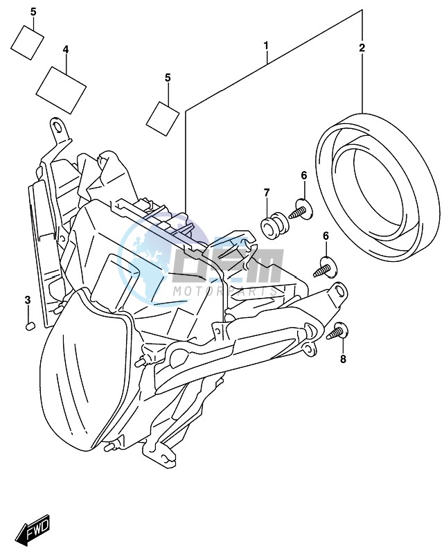 HEADLAMP (GSX-R1000RZL8 E21)