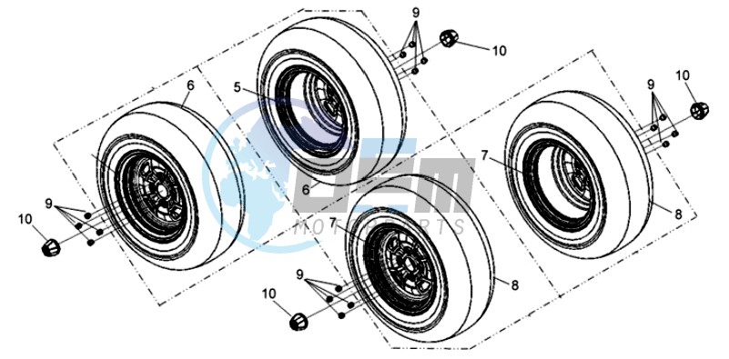 FRONT WHEEL / REAR WHEEL