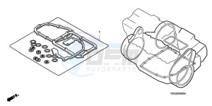 CBR1000RR9 UK - (E / MKH REP) drawing GASKET KIT B