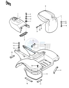 KLT 250 P [POLICE] (P1) [POLICE] drawing FENDERS_COVER