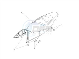 SHIVER 900 E4 ABS NAVI (NAFTA) drawing Saddle