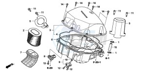 NT700V drawing AIR CLEANER