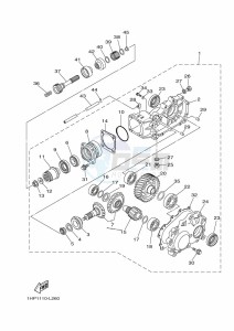 YFM700FWAD GRIZZLY 700 EPS (BDE7) drawing DRIVE SHAFT