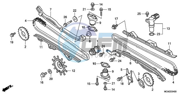 CAM CHAIN/TENSIONER