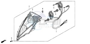 FES125 S-WING drawing HEADLIGHT (FES1253-5)(FES1503-5)