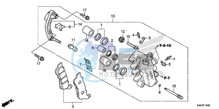 FRONT BRAKE CALIPER (CBS)