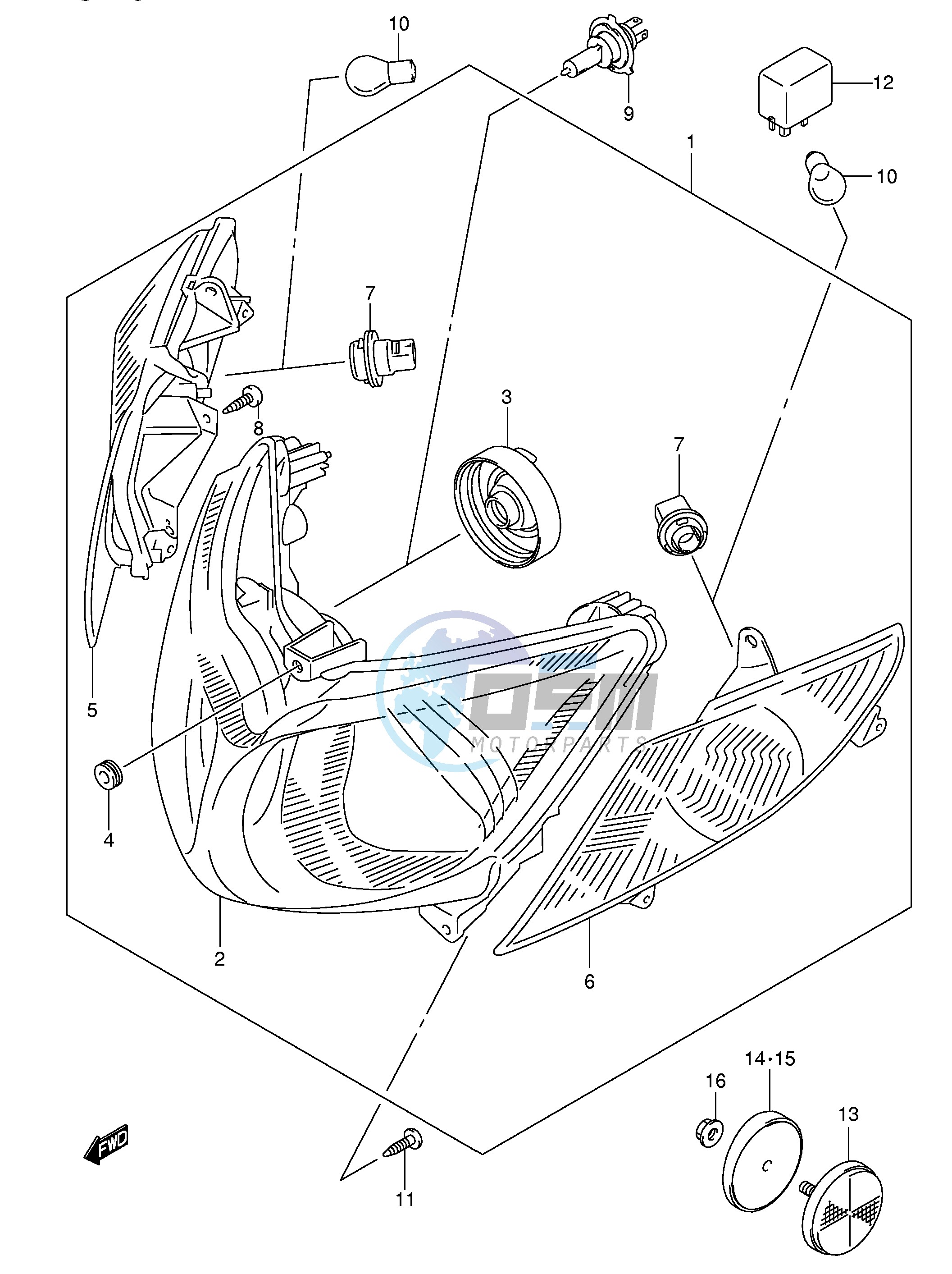 FRONT COMBINATION LAMP (E24)