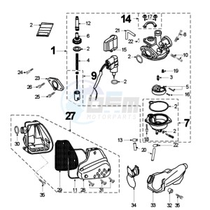 VIVA SP1 drawing CARBURETTOR