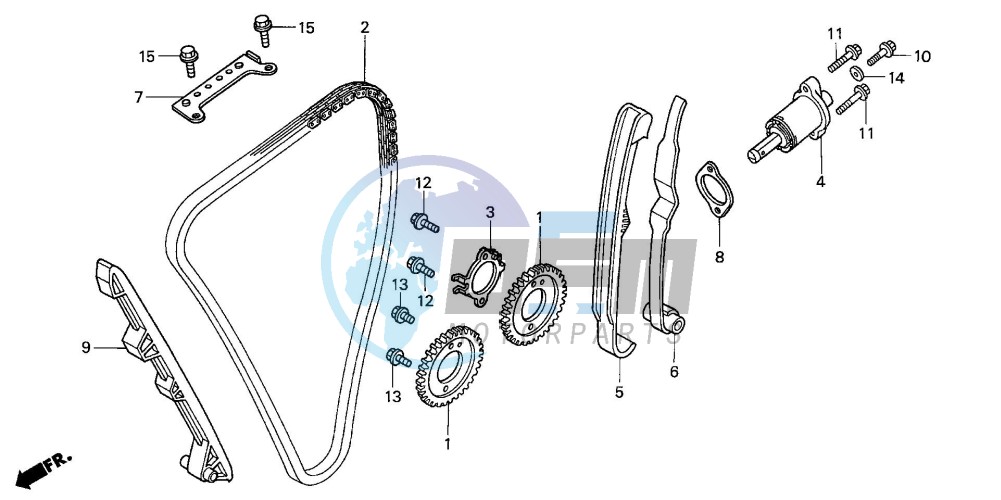 CAM CHAIN/TENSIONER