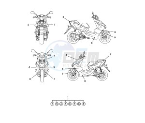 NS AEROX 50 drawing GRAPHIC