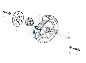 NRG EXTREME 50 drawing Rear wheel disc brake