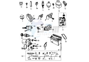 LOOXOR - 50 cc drawing ELECTRICAL DEVICES