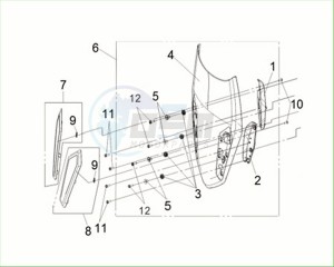 CRUISYM a 125 (LV12W3Z1-EU) (E5) (M3) drawing WIND SCREEN