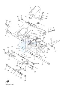 FZ8-S FZ8 FAZER 800 (42PG) drawing REAR ARM