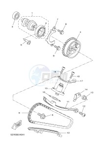 MT125A MT-125 ABS (5D7M) drawing CAMSHAFT & CHAIN