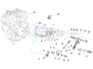 RSV4 1000 Racing Factory E4 ABS (EMEA, LATAM) drawing Engine-Completing part-Lever