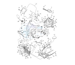 XP T-MAX ABS 530 drawing FRONT BODY