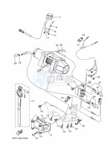 YFM450FWBD KODIAK 450 EPS (BHT5) drawing WINCH