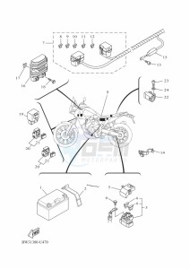 XTZ690-U TENERE 700 (BW32) drawing ELECTRICAL 1