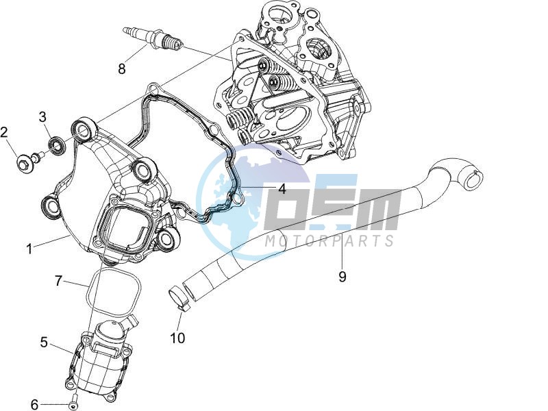 Cylinder head cover