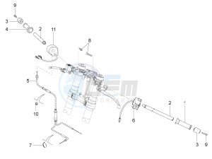 RS4 50 2T (CH, EU, JP) drawing Handlebar - Controls