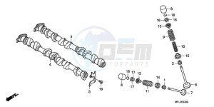 CBR1000RR9 BR / MME - (BR / MME) drawing CAMSHAFT/VALVE