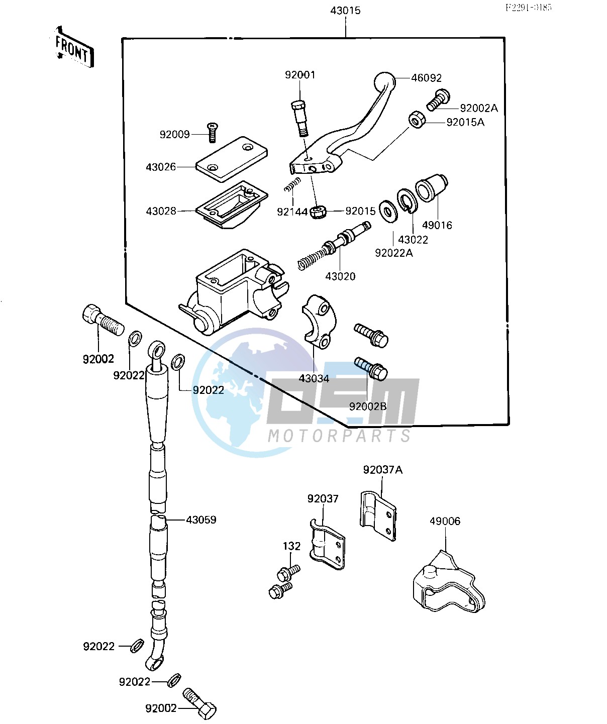 FRONT MASTER CYLINDER