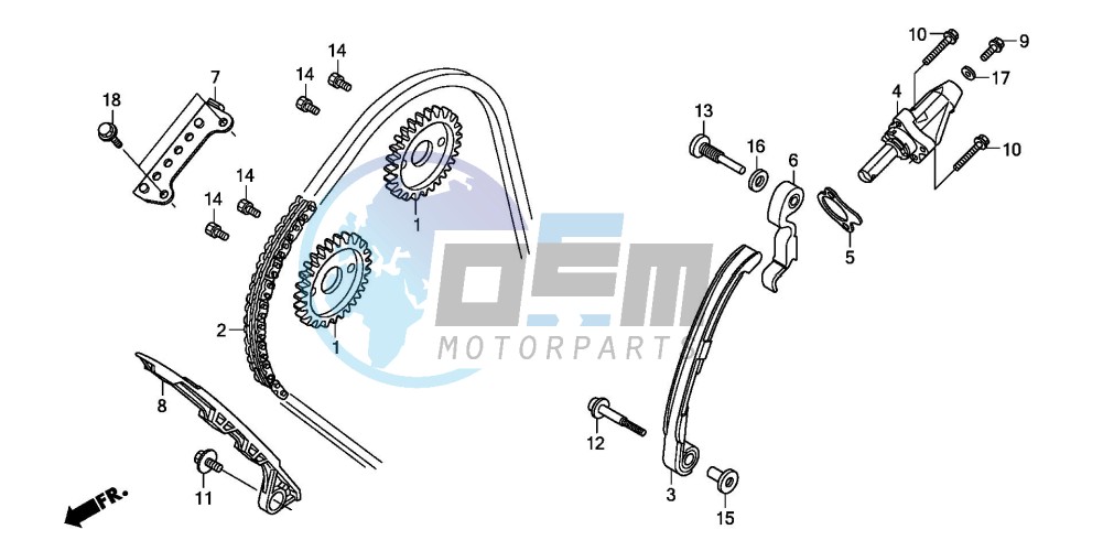 CAM CHAIN/TENSIONER