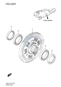 AN650Z ABS BURGMAN EXECUTIVE EU drawing PRIMARY GEAR