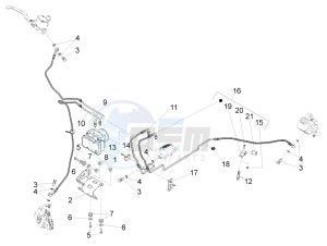 V9 Roamer 850 (USA) drawing Sistem Rem ABS