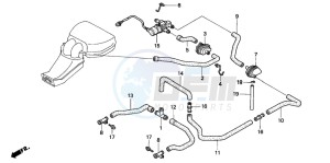 CBR600F2 drawing SOLENOID VALVE (CBR600FS/3S/T/3T/SET)