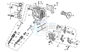 Quasar 125-180 drawing Cylinder head assy