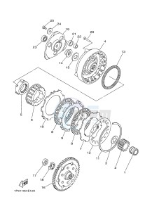 TT-R50 TT-R50E (2CJE 2CJF 2CJG) drawing CLUTCH