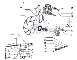 Hexagon 250 GT (5791881) 5791881 drawing Brake caliper