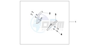 VT750CA9 Australia - (U / SPC) drawing GRAB RAIL