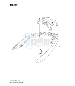 AN400Z drawing PILLION RIDER HANDLE (AN400AL1 E19)