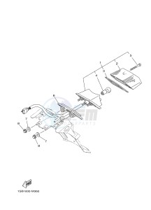 XTZ125E (1SBB) drawing TAILLIGHT