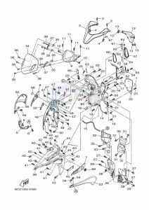 MWS155-A TRICITY 155 (BGD8) drawing LEG SHIELD