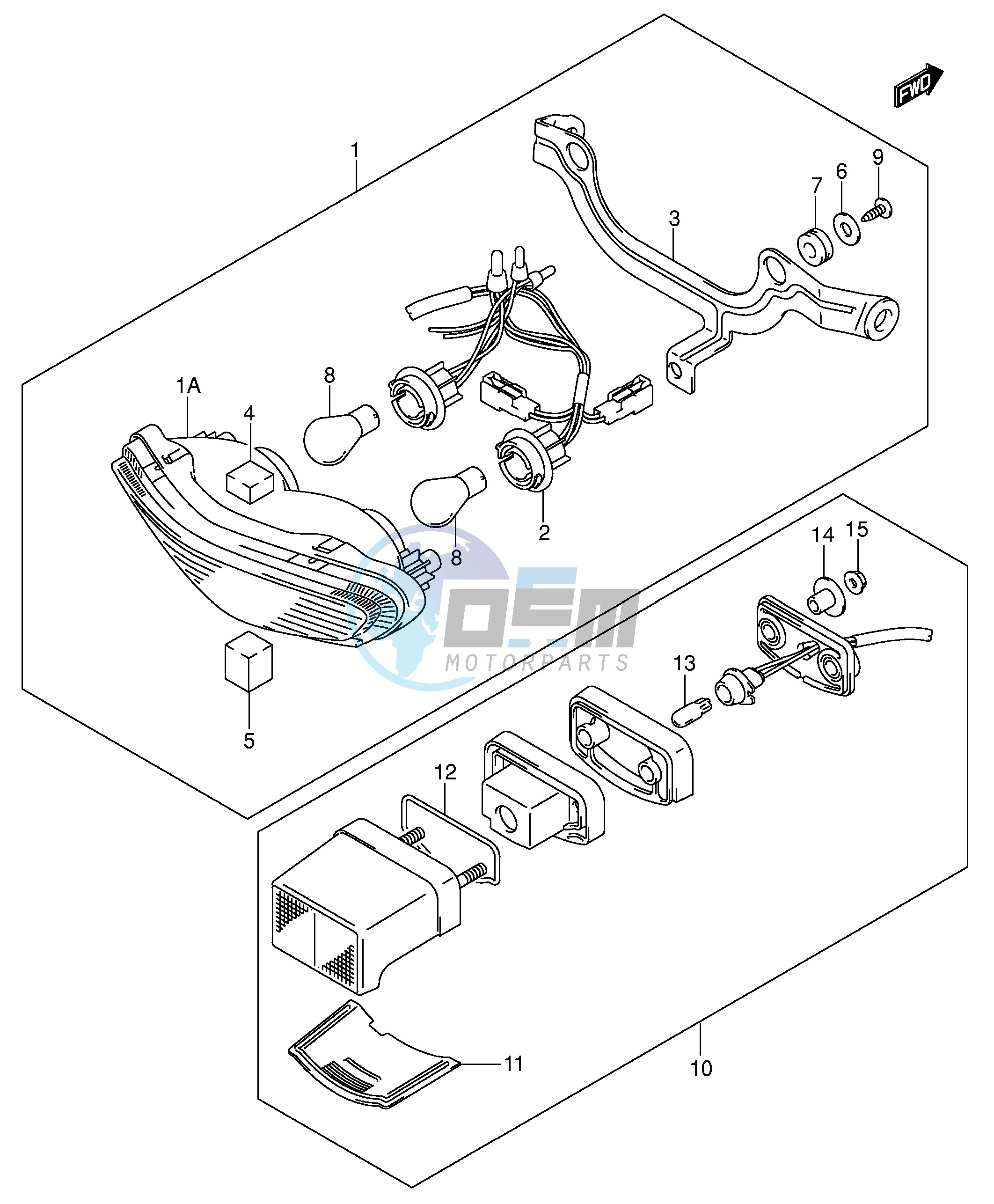 TAIL LAMP (MODEL K2 K3)