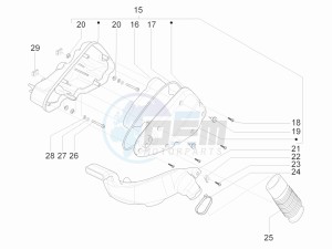 LX 150 4T ie E3 Vietnam drawing Air filter