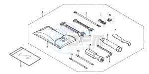 FES150 125 S-WING drawing TOOLS