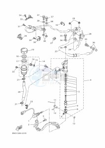 XTZ690D-B TENERE 700 (BEH4) drawing REAR MASTER CYLINDER