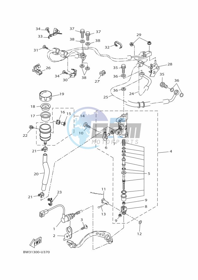 REAR MASTER CYLINDER