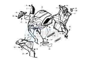 NRG POWER DT 50 drawing Front body