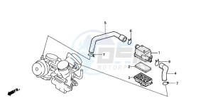 VT1100C3 drawing SUB AIR CLEANER