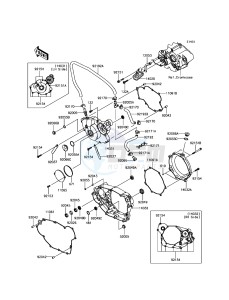 KLX450R KLX450AGF EU drawing Engine Cover(s)