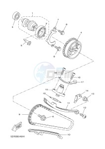 YZF-R125 R125 (5D7K 5D7K 5D7K 5D7K) drawing CAMSHAFT & CHAIN