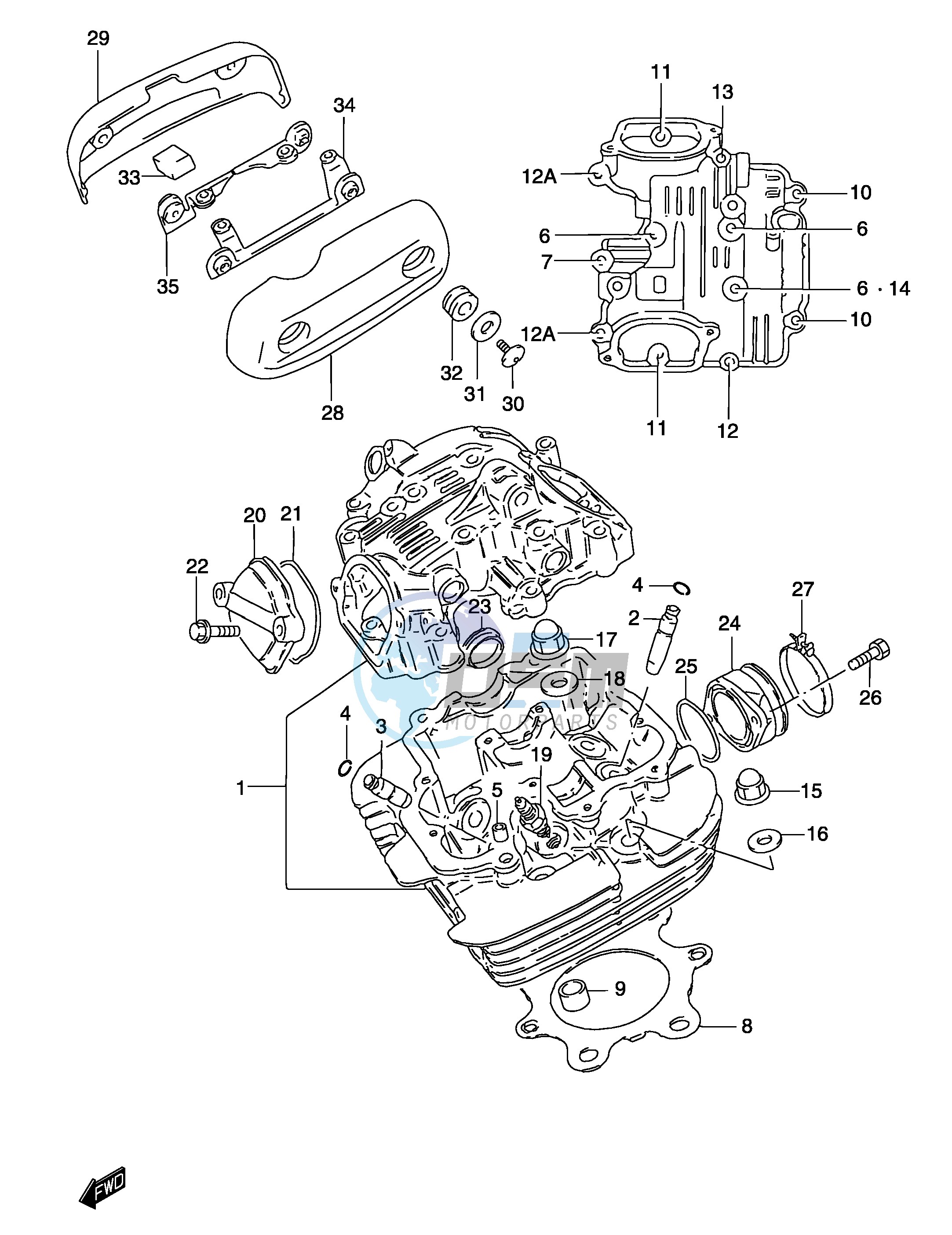 CYLINDER HEAD (MODEL K3)